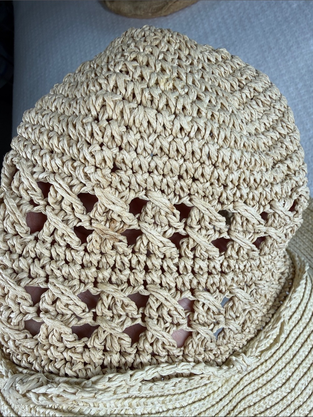 Foldable packable straw sun hat - Picture 5 of 5